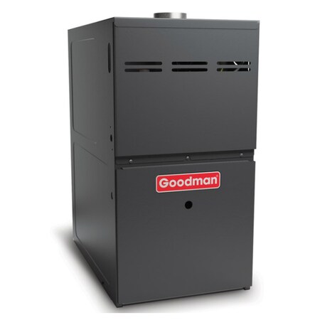 Goodman MultiSpeed 60k BTU 80% AFUE 2 Stage Gas Furnace, Upflow/Horiz, 17.5" Cab GMH80604BN